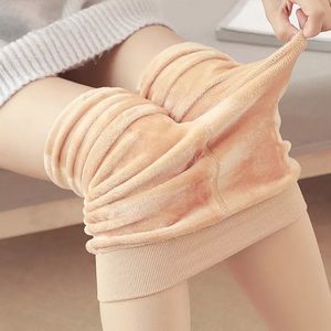Women’s Winter Warm Fleece Lined Legging in Nude Color